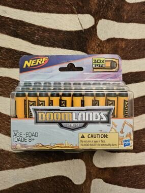 Nerf Darts Doomlands 2169 30-Pack Dart Refill 30 Soft Darts for Nerf Gun NEW